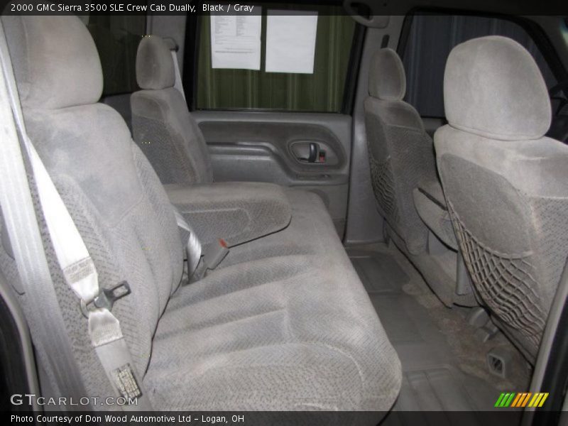 Black / Gray 2000 GMC Sierra 3500 SLE Crew Cab Dually