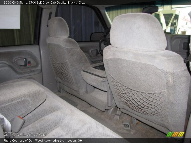Black / Gray 2000 GMC Sierra 3500 SLE Crew Cab Dually