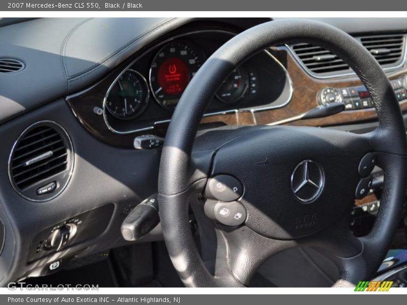 Black / Black 2007 Mercedes-Benz CLS 550