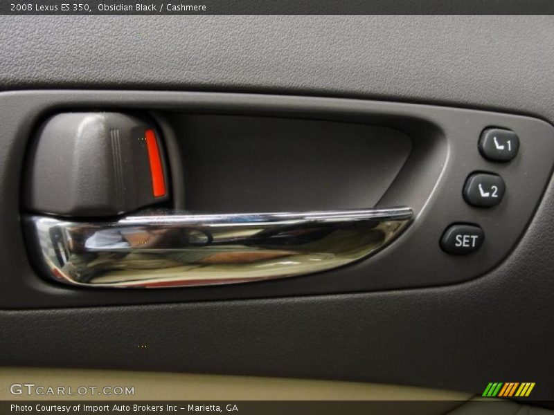 Obsidian Black / Cashmere 2008 Lexus ES 350
