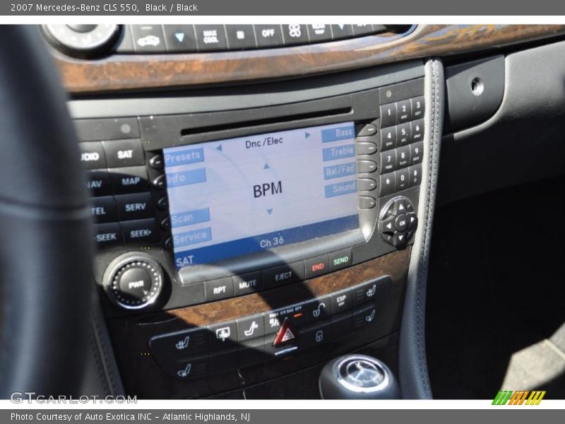 Black / Black 2007 Mercedes-Benz CLS 550