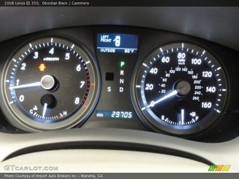 Obsidian Black / Cashmere 2008 Lexus ES 350