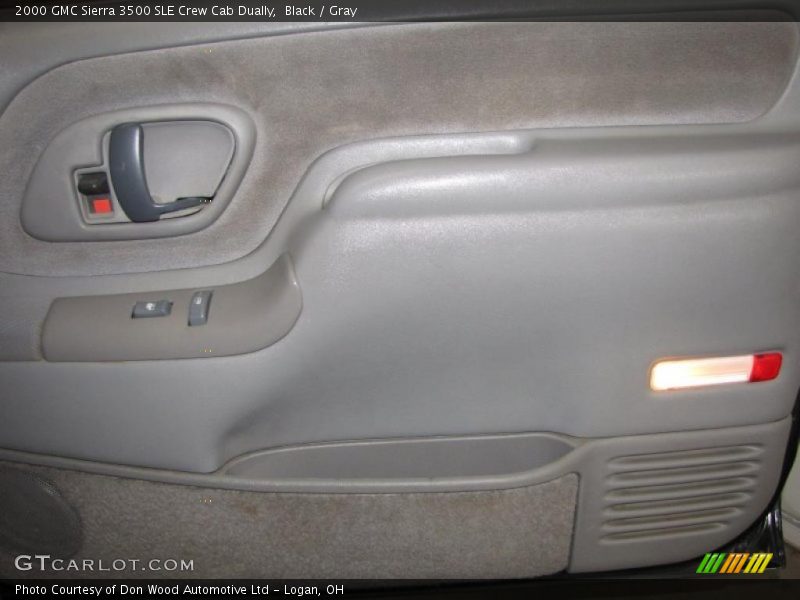 Black / Gray 2000 GMC Sierra 3500 SLE Crew Cab Dually