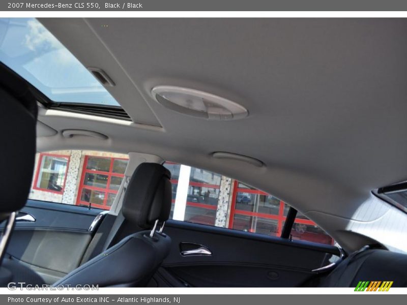 Black / Black 2007 Mercedes-Benz CLS 550
