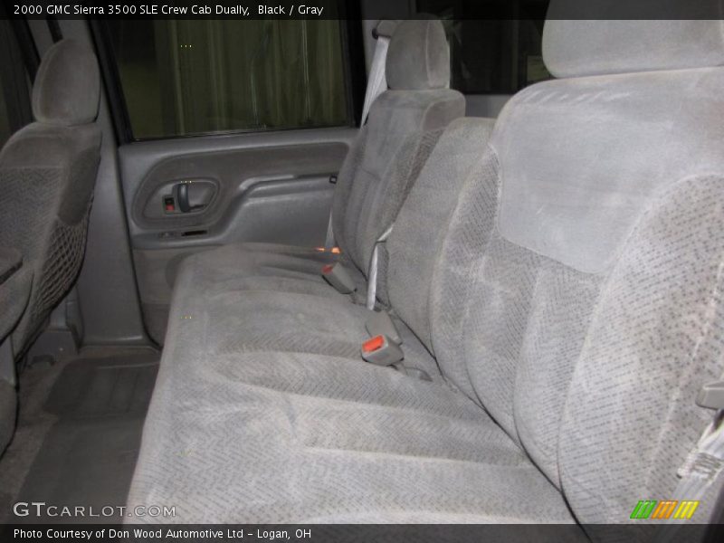 Black / Gray 2000 GMC Sierra 3500 SLE Crew Cab Dually
