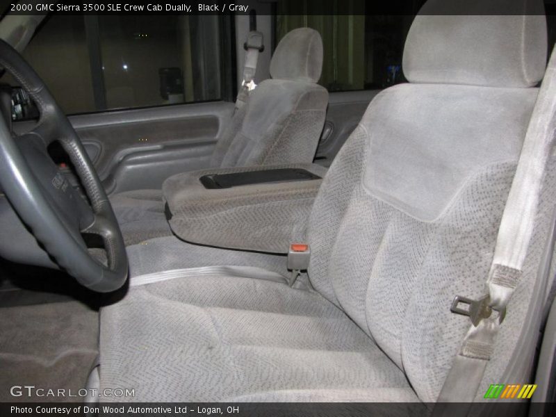 Black / Gray 2000 GMC Sierra 3500 SLE Crew Cab Dually