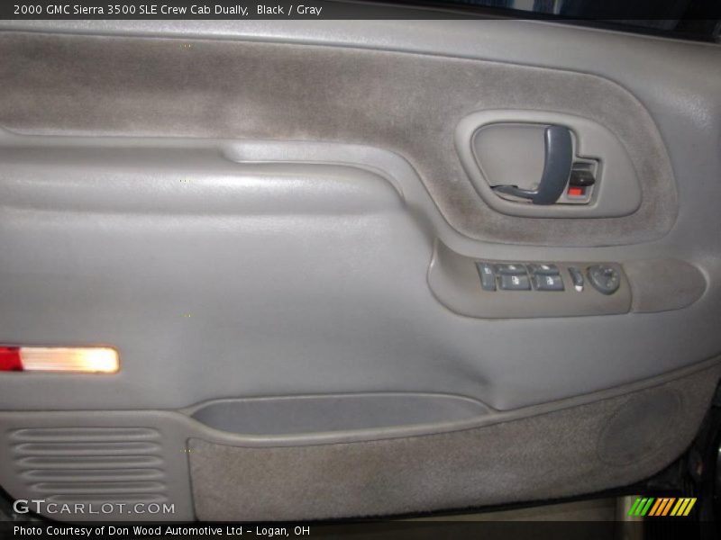 Black / Gray 2000 GMC Sierra 3500 SLE Crew Cab Dually