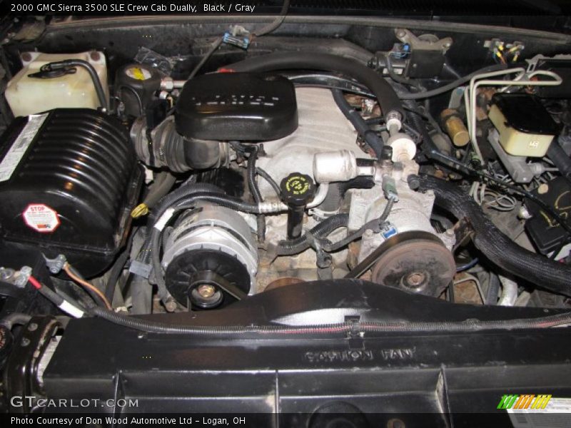 Black / Gray 2000 GMC Sierra 3500 SLE Crew Cab Dually