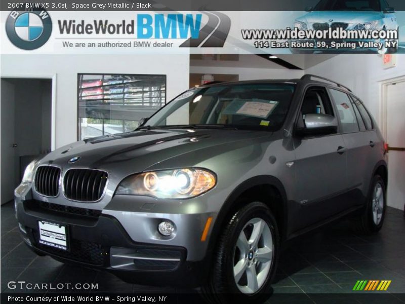 Space Grey Metallic / Black 2007 BMW X5 3.0si