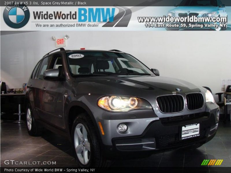 Space Grey Metallic / Black 2007 BMW X5 3.0si