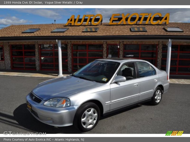 Vogue Silver Metallic / Gray 1999 Honda Civic EX Sedan