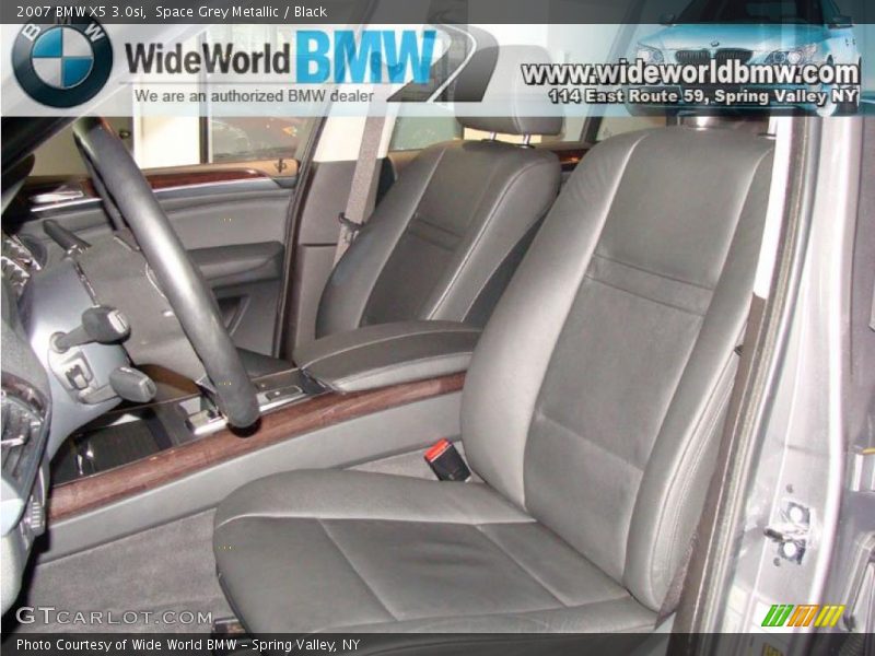 Space Grey Metallic / Black 2007 BMW X5 3.0si