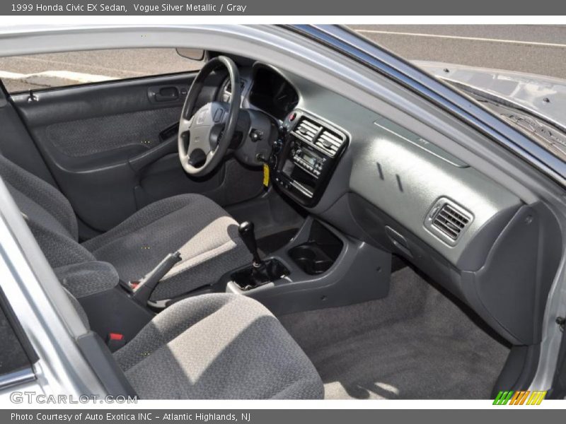 Vogue Silver Metallic / Gray 1999 Honda Civic EX Sedan