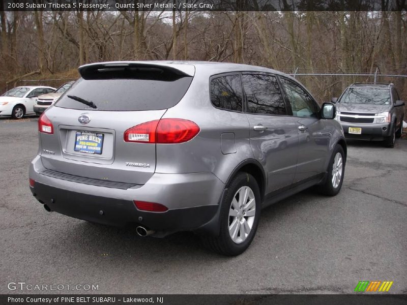 Quartz Silver Metallic / Slate Gray 2008 Subaru Tribeca 5 Passenger