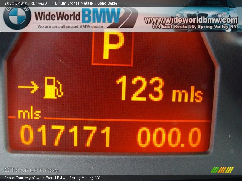 Platinum Bronze Metallic / Sand Beige 2010 BMW X5 xDrive30i
