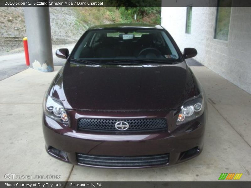 Sizzling Crimson Mica / Dark Charcoal 2010 Scion tC