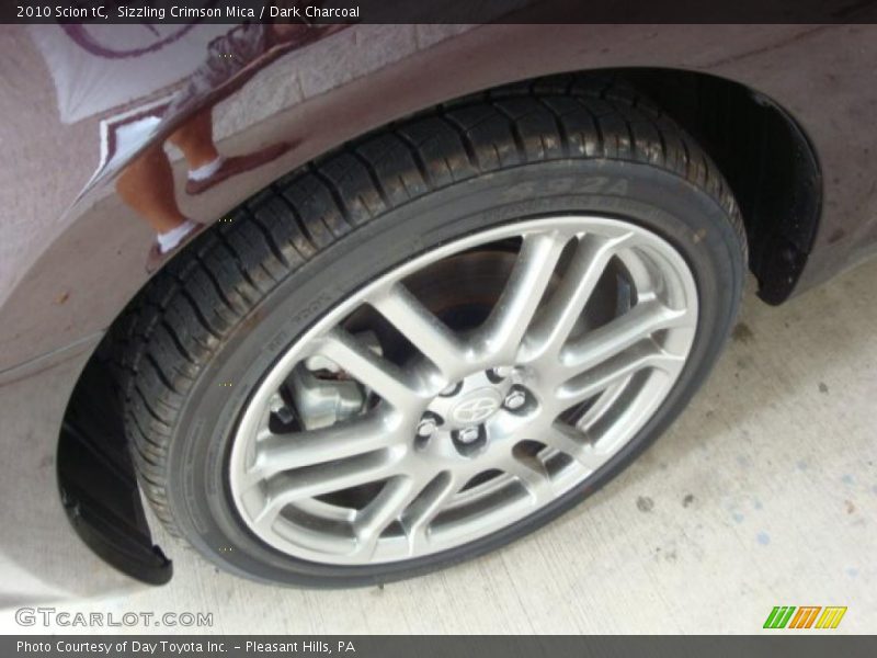 Sizzling Crimson Mica / Dark Charcoal 2010 Scion tC