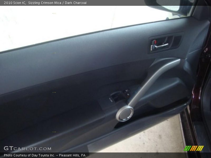 Sizzling Crimson Mica / Dark Charcoal 2010 Scion tC