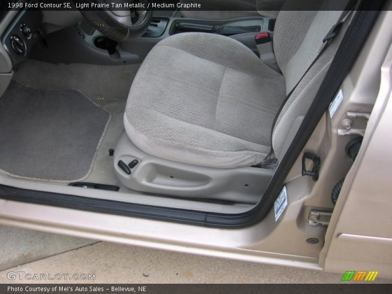 Light Prairie Tan Metallic / Medium Graphite 1998 Ford Contour SE