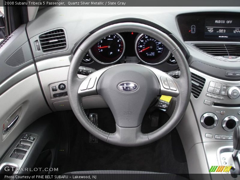 Quartz Silver Metallic / Slate Gray 2008 Subaru Tribeca 5 Passenger
