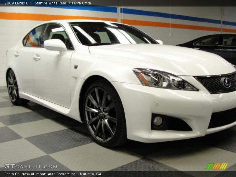 Starfire White Pearl / Terra Cotta 2009 Lexus IS F