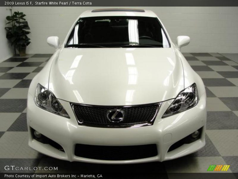 Starfire White Pearl / Terra Cotta 2009 Lexus IS F