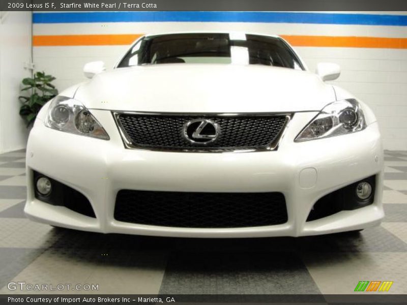 Starfire White Pearl / Terra Cotta 2009 Lexus IS F