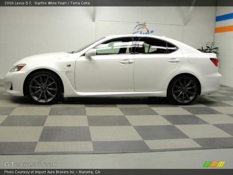 Starfire White Pearl / Terra Cotta 2009 Lexus IS F
