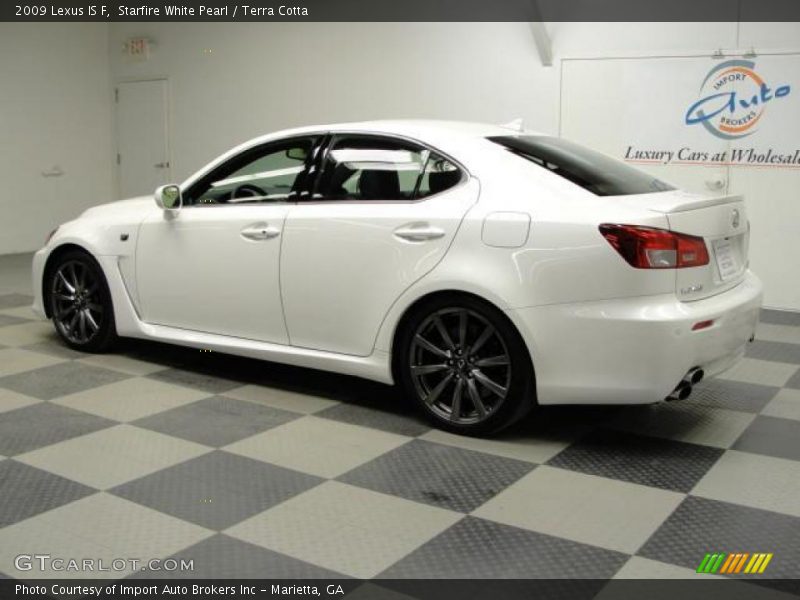 Starfire White Pearl / Terra Cotta 2009 Lexus IS F