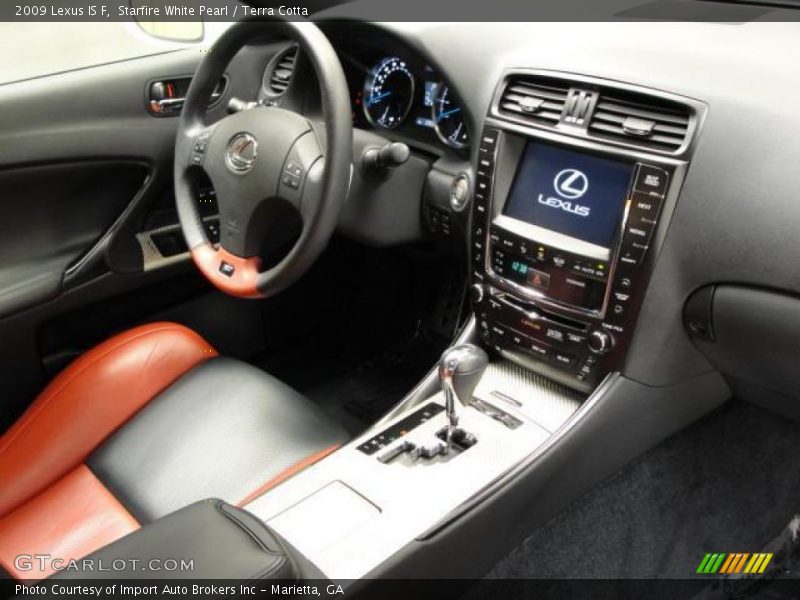Starfire White Pearl / Terra Cotta 2009 Lexus IS F