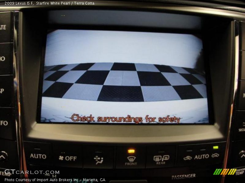 Starfire White Pearl / Terra Cotta 2009 Lexus IS F