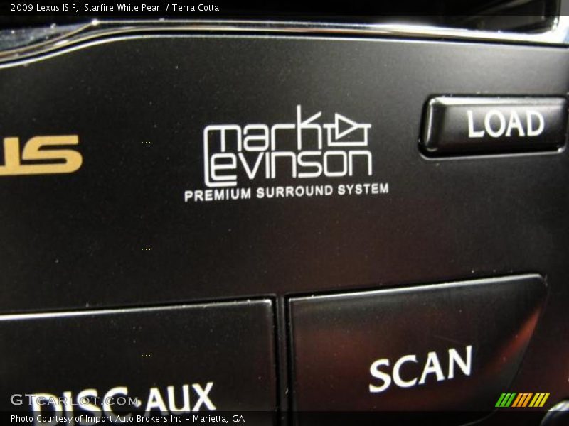 Starfire White Pearl / Terra Cotta 2009 Lexus IS F