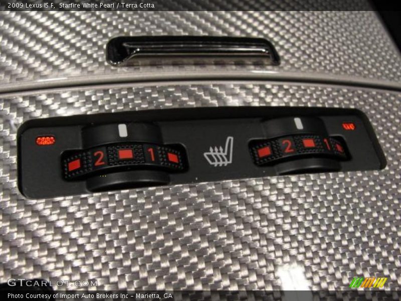 Starfire White Pearl / Terra Cotta 2009 Lexus IS F