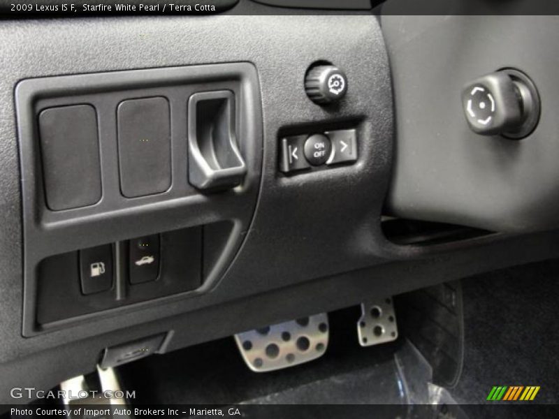 Starfire White Pearl / Terra Cotta 2009 Lexus IS F