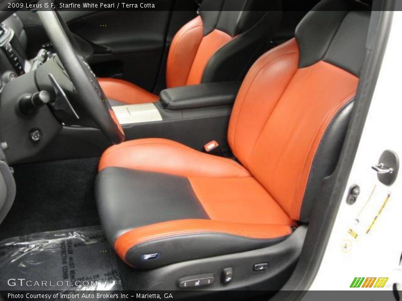  2009 IS F Terra Cotta Interior