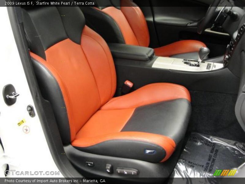 Starfire White Pearl / Terra Cotta 2009 Lexus IS F