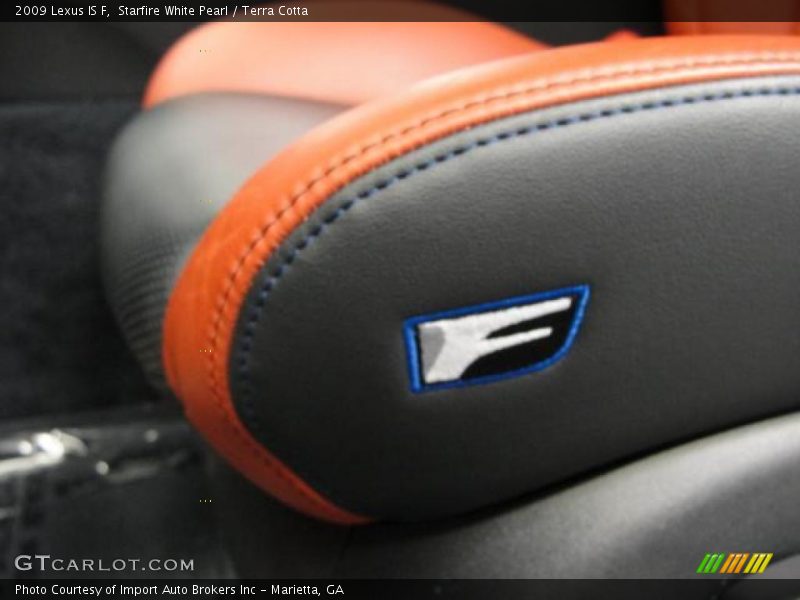 Starfire White Pearl / Terra Cotta 2009 Lexus IS F