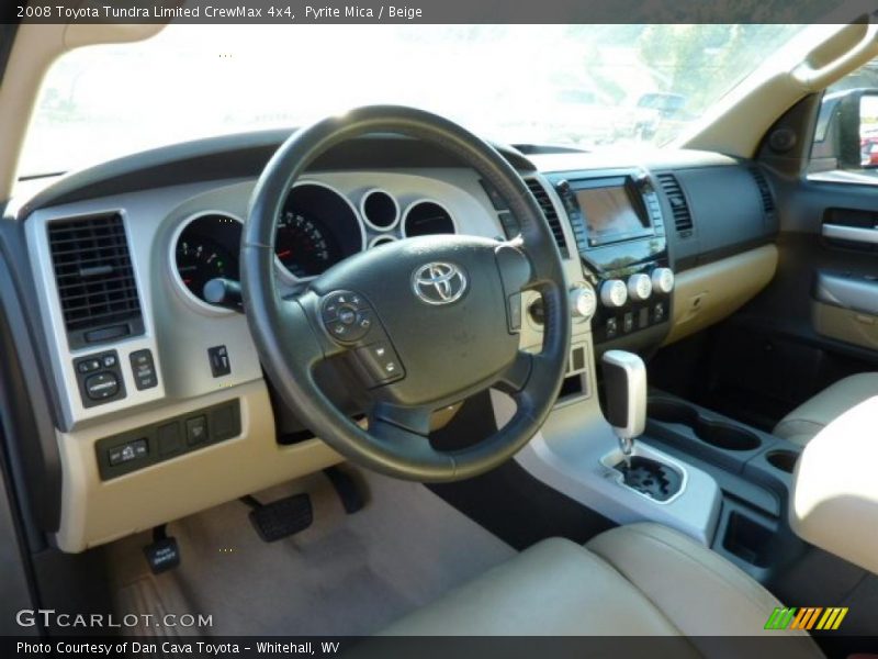 Pyrite Mica / Beige 2008 Toyota Tundra Limited CrewMax 4x4
