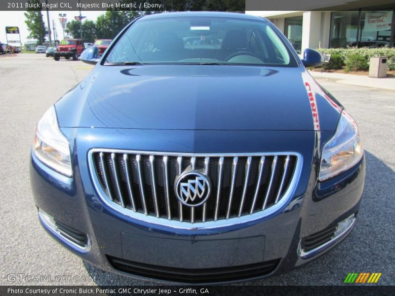 Majestic Blue Metallic / Ebony 2011 Buick Regal CXL