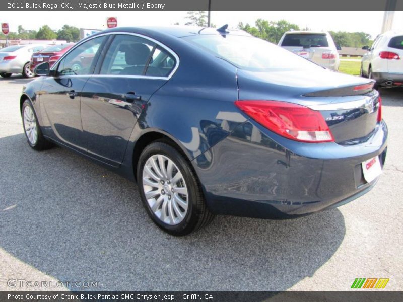 Majestic Blue Metallic / Ebony 2011 Buick Regal CXL