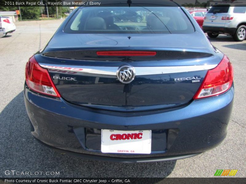 Majestic Blue Metallic / Ebony 2011 Buick Regal CXL