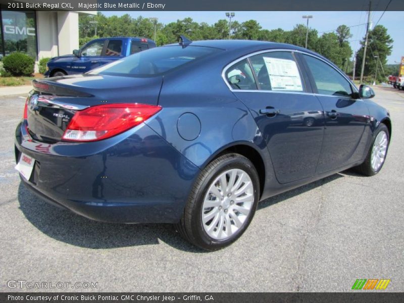 Majestic Blue Metallic / Ebony 2011 Buick Regal CXL