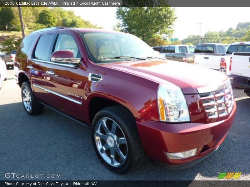 Infrared / Cocoa/Light Cashmere 2008 Cadillac Escalade AWD