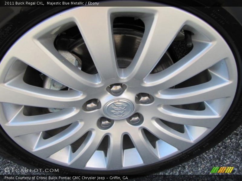 Majestic Blue Metallic / Ebony 2011 Buick Regal CXL