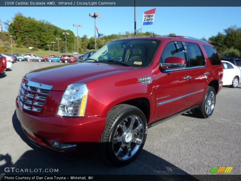 Infrared / Cocoa/Light Cashmere 2008 Cadillac Escalade AWD