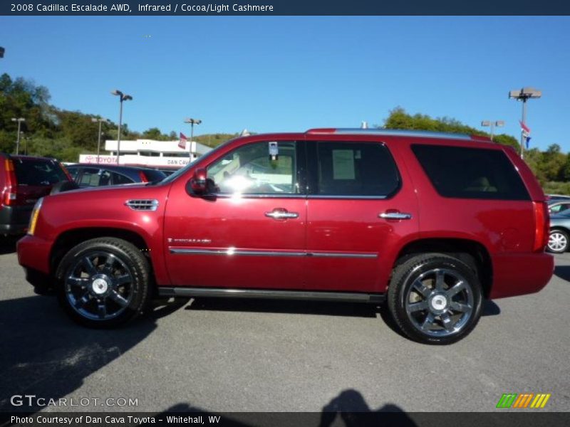 Infrared / Cocoa/Light Cashmere 2008 Cadillac Escalade AWD