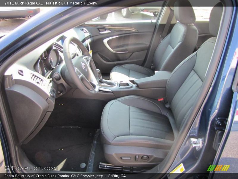Majestic Blue Metallic / Ebony 2011 Buick Regal CXL