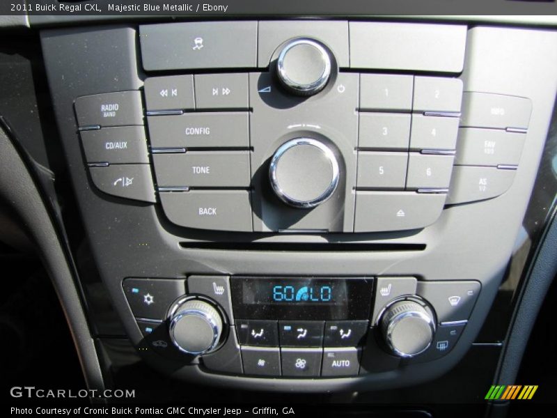 Majestic Blue Metallic / Ebony 2011 Buick Regal CXL