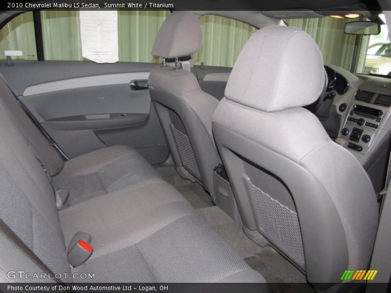 Summit White / Titanium 2010 Chevrolet Malibu LS Sedan
