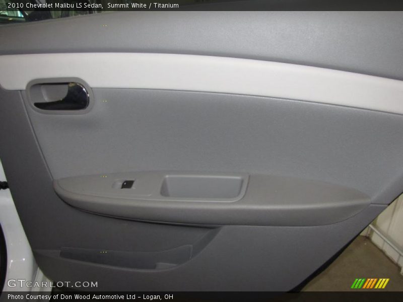 Summit White / Titanium 2010 Chevrolet Malibu LS Sedan